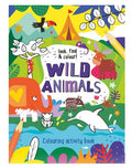 Caută, găsește și colorează Look, Find and Colour Activity Book - Wild Animals