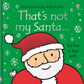 Coperta Usborne That's not my Santa, cu Moș Crăciun și căciulă tactilă