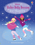 Coperta Usborne Sticker Dolly Dressing Ice Skaters, cu două patinatoare