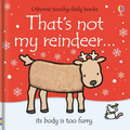 Coperta Usborne That's not my reindeer, cu ren și suprafață tactilă pufoasă