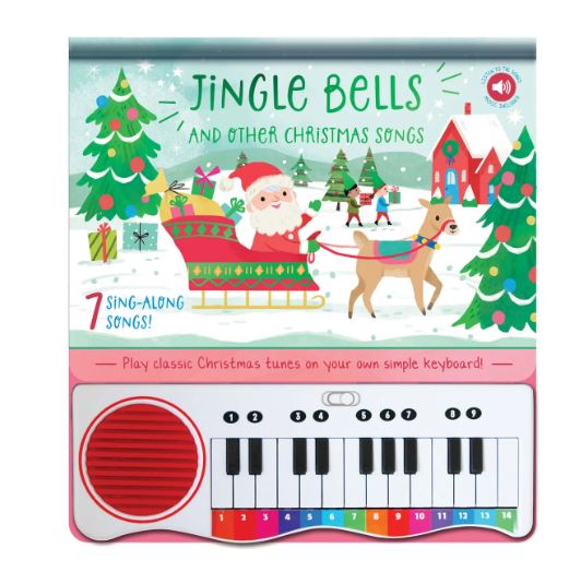 Jingle Bells – Carte cu pian și 7 melodii de Crăciun