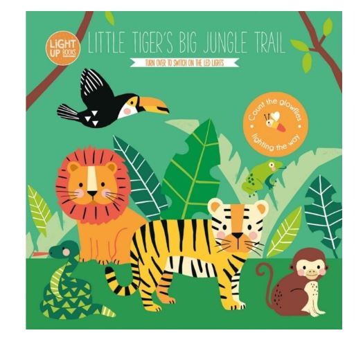Little Tiger's Big Jungle Trail Light-Up Books Interactive Board Book
