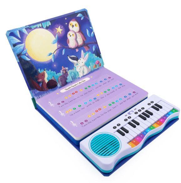 Bedtime Lullaby - Colour-Coded Piano Book