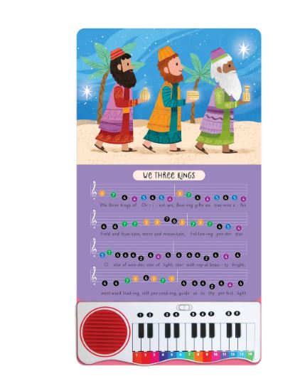 Jingle Bells – Carte cu pian și 7 melodii de Crăciun